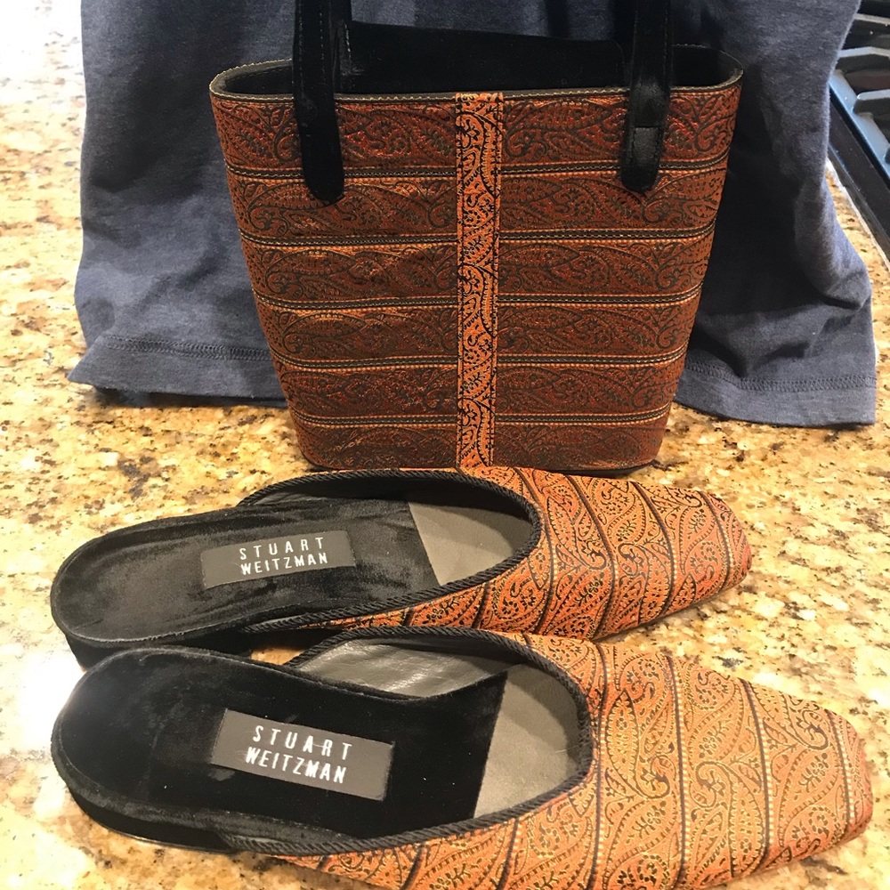 Stuart Weitzman duo: bag and shoes